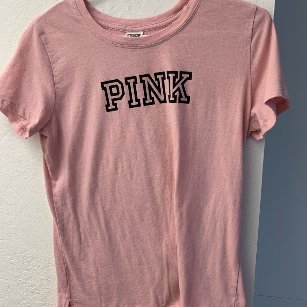 VS PINK pink T shirt